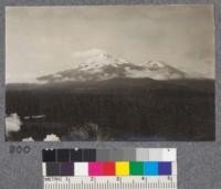 View of Mt. Shasta from north camp of Weed Lumber Company