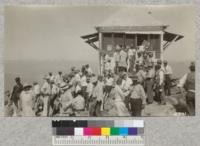 The Madera Country forestry tour at Shut Eye Peak, June 3, 1928. Metcalf