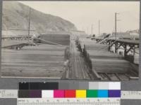 Yards of Albion Lumber Company. Albion, California. May, 1920. E. F