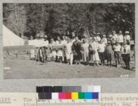 The "Whole crowd" who started construction work at Whitaker's Forest, May 15, 1927