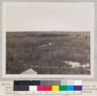 North from Fife Lake West Tower, Michigan. Typical of land devasted by recurring fires which has reverted to State for non-payment of taxes and incorporated into State forests. May 5, 1924. See #3239 same date/place