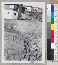 Collapse of soil on heavy fill in Kensington during wet weather. Metcalf. Feb. 1953