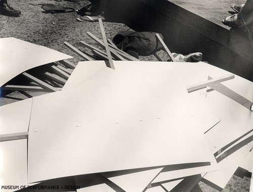 Market Street Dance blank placards, 1967