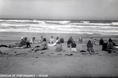 Anna Halprin in "Nature + Dance" Summer Session at Sea Ranch, 1969