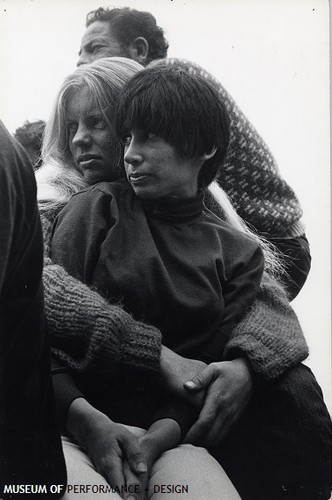 Sheri Street and Nancy Fechheimer in Joint Summer Workshop Group Meeting at Sea Ranch, 1968