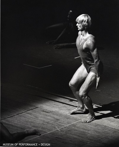 Two male performers in Halprin's "Animal Ritual"