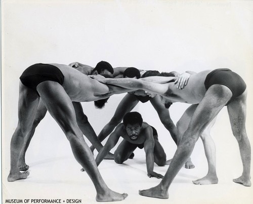 Male performers in Anna Halprin's "Animal Ritual"