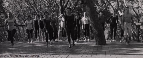 Anna Halprin Teaching with Simone Forti and Shirley Ririe in "Early Adult Classes," circa 1950s-1960s