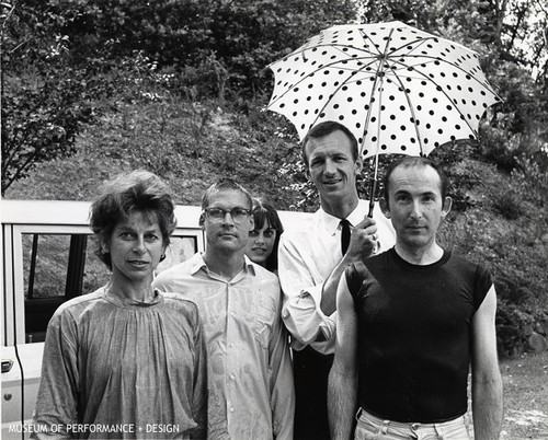 Portrait of Anna Halprin, A.A. Leath, Daria Halprin, John Graham, and Patric Hickey