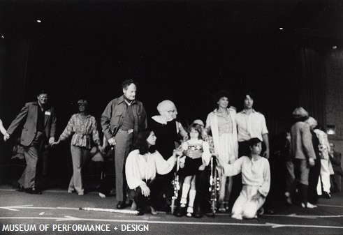 Anna Halprin, Lawrence Halprin, Ida Schuman, and Isadore Schuman in "Celebration of Life" at the Western Gerontology Conference, 1979