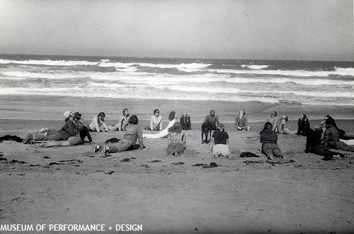 Anna Halprin in "Nature + Dance" Summer Session at Sea Ranch, 1969