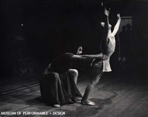 Anna Halprin and Avril Weber in "Daughter of the Voice," circa 1950s