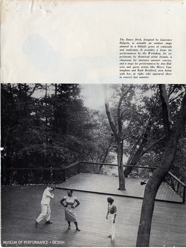 Halprin Dance Deck, featuring Anna Halprin, Ruth Beckford, and Merce Cunningham