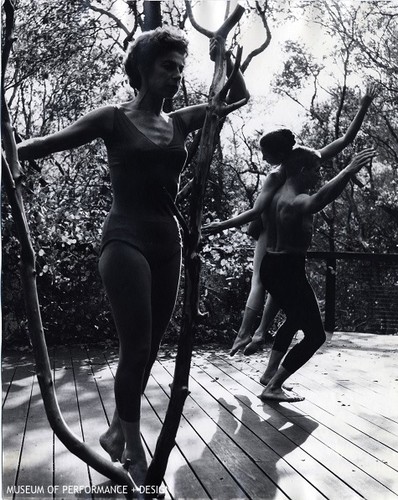 Anna Halprin, A.A. Leath, and Simone Forti in Halprin's "The Branch"