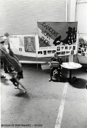 A street display from the SF Dancers' Workshop