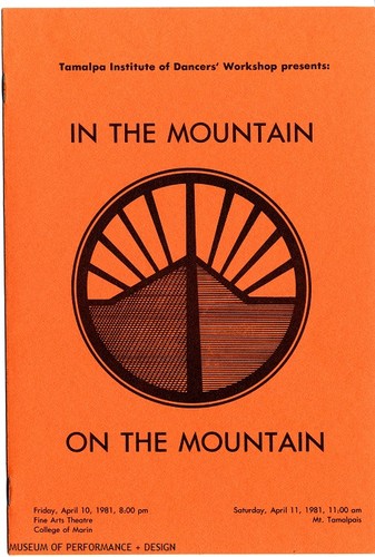 Program for "In the Mountain, On the Mountain," 1981