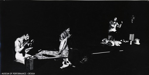 John Graham, Anna Halprin, Daria Halprin, and A.A. Leath in Halprin's "Visions"