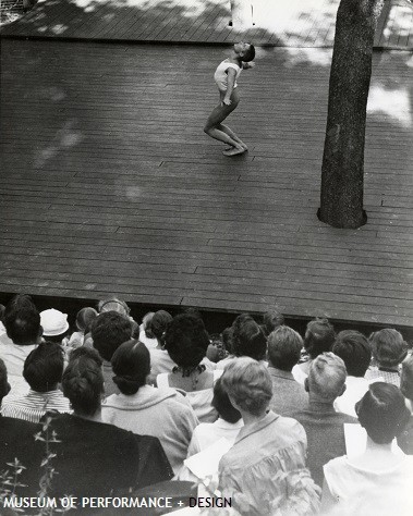 A. A. Leath in Performance on Dance Deck