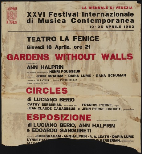 La Biennale de Venezia, April 1963