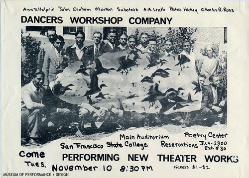 Flyer for Dancers Workshop Company