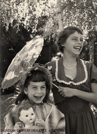 Daria Halprin and Rana Schuman, circa 1958