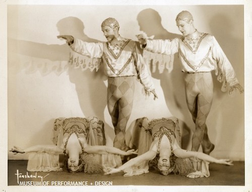 The Mascagno Four in Venetian costumes