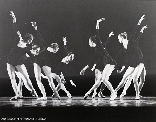 Eight female dancers in Christensen's "Il Distratto"