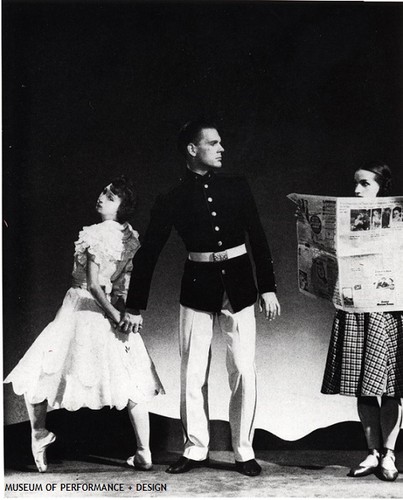 Lew Christensen, Gisella Caccialanza, and Beatrice Tompkins in Tudor's "Time Table"