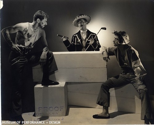 Paul Magriel, Harold Christensen, and Eugene Loring in Lew Christensen's "Filling Station"