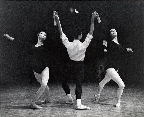 Nancy Robinson, Robert Gladstein, and Sally Bailey in Christensen's Bach Concert, 1963