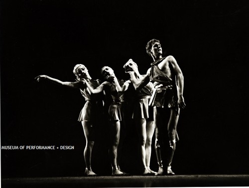 Lew Christensen, Daphne Vane, and others in "Apollo"