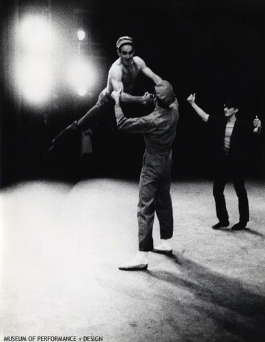 Robert Gladstein, Alan Bergman and John McFall in Christensen's "Filling Station"