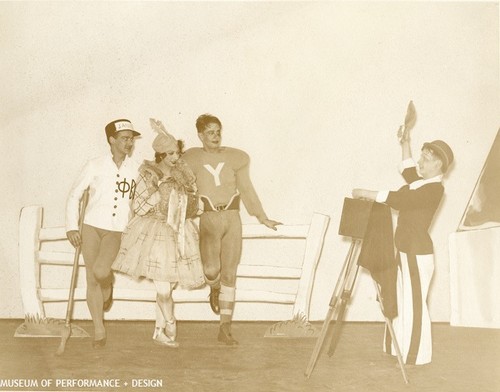 William Dollar, Gisella Caccialanza, and Charles Laskey in Balanchine's "Alma Mater"