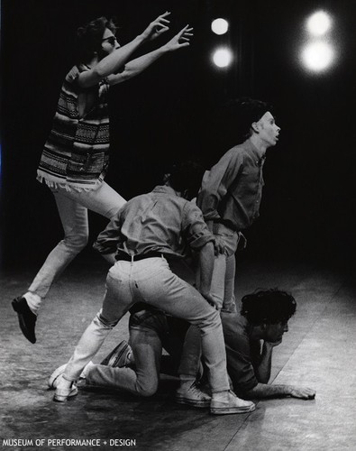 Jon Engstrom, Alan Bergman and other dancers in movement "IV: Resignation" of Christensen's "Life: A Do It Yourself Disaster"