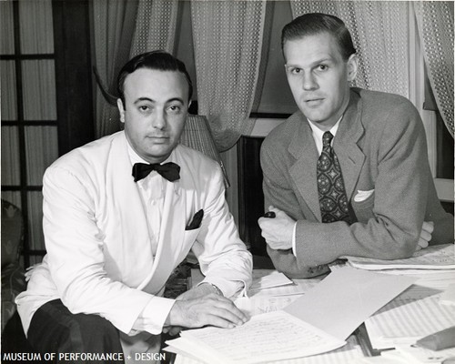 Lew Christensen and conductor Ray Sinatra