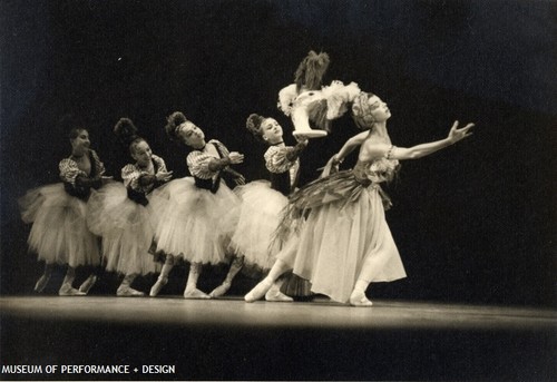 Five female dancers from Lew Christensen's "Beauty and the Shepherd"