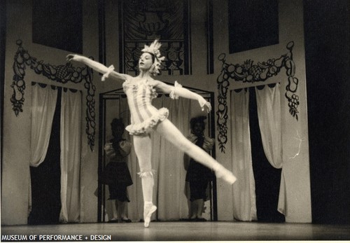 Female dancer in Lew Christensen's "Le Gourmand"