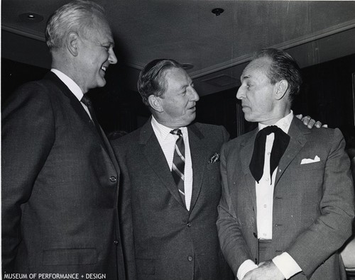 Lew Christensen, Ray Bolger, and George Balanchine