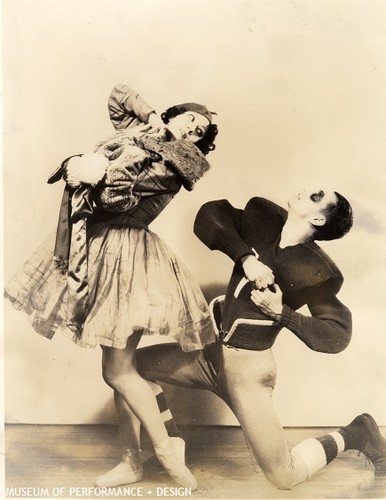 Gisella Caccialanza and Charles Laskey in Balanchine's "Alma Mater"