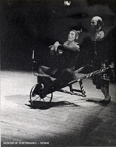 Robert Gladstein and a male dancer in Lew Christensens's "Jinx"