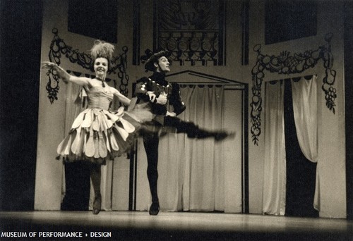 Two dancers in Lew Christensen's "Le Gourmand"