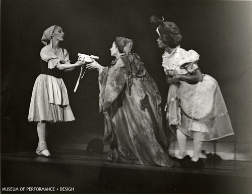 Lynda Meyer, Paula Tracy [?], and another dancer in Christensen and Smuin's "Cinderella"