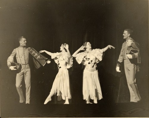 Harold Christensen, Ruby Asquith, Lew Christensen, and Josephine McKendrick