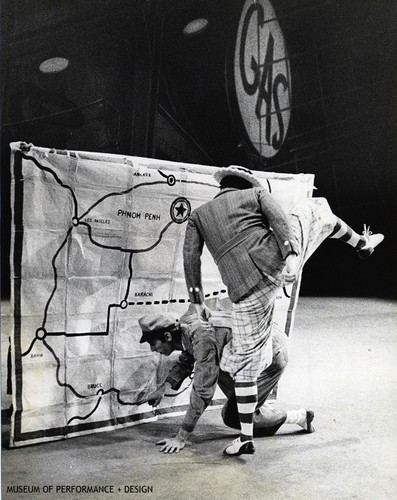 Robert Gladstein as Mac and Henry Kersh as Motorist in Lew Christensen's "Filling Station"