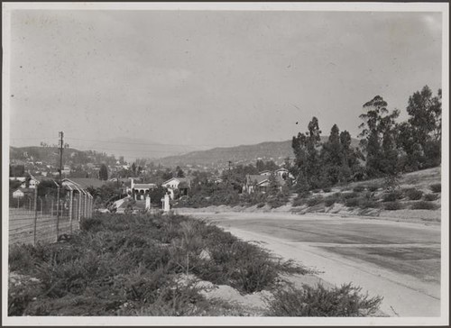 Looking northwest from Occidental College toward Eagle Rock Boulevard