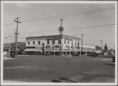 Manchester district, northeast corner of Manchester Avenue and Broadway