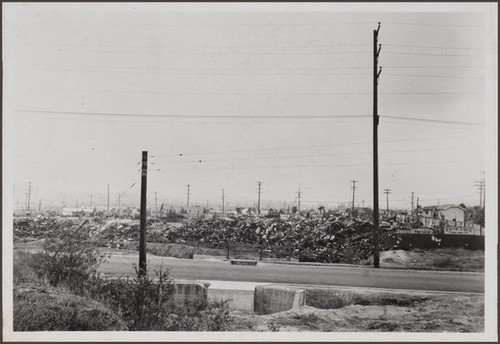 Auto Wrecking, looking west from Fremont Avenue and Lemay Street, Alhambra