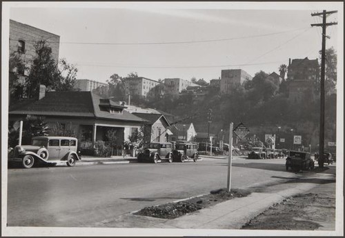 Looking northeast from Figueroa Street — Calisphere