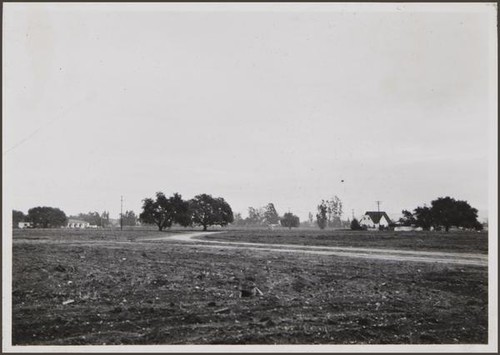 Looking southeast from San Marino Avenue and Roses Road