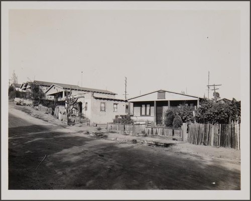 Mexican houses on Capistrano Way toward east